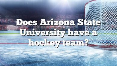 Does Arizona State University have a hockey team?