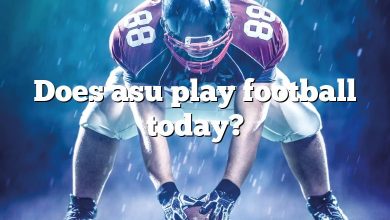 Does asu play football today?