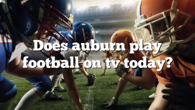 Does auburn play football on tv today?