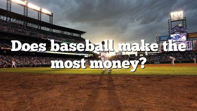 Does baseball make the most money?