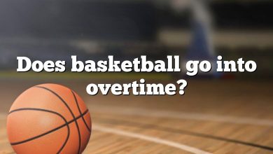 Does basketball go into overtime?