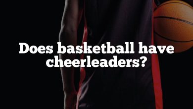 Does basketball have cheerleaders?