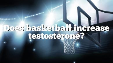 Does basketball increase testosterone?
