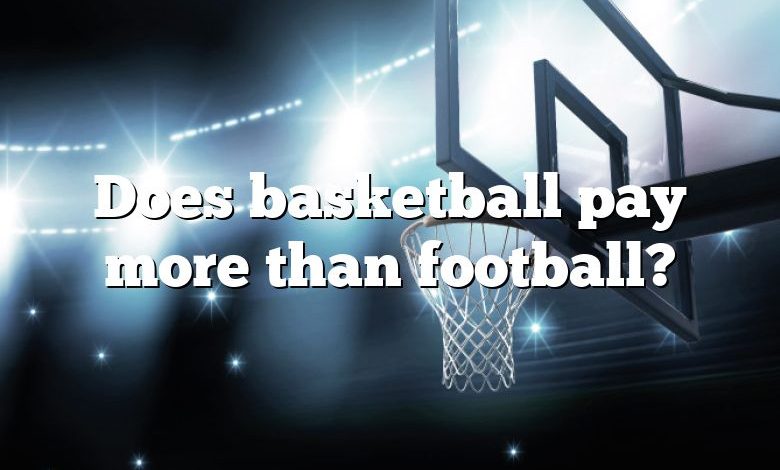 Does basketball pay more than football?