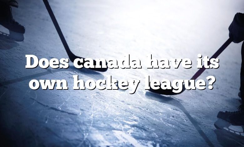 Does canada have its own hockey league?