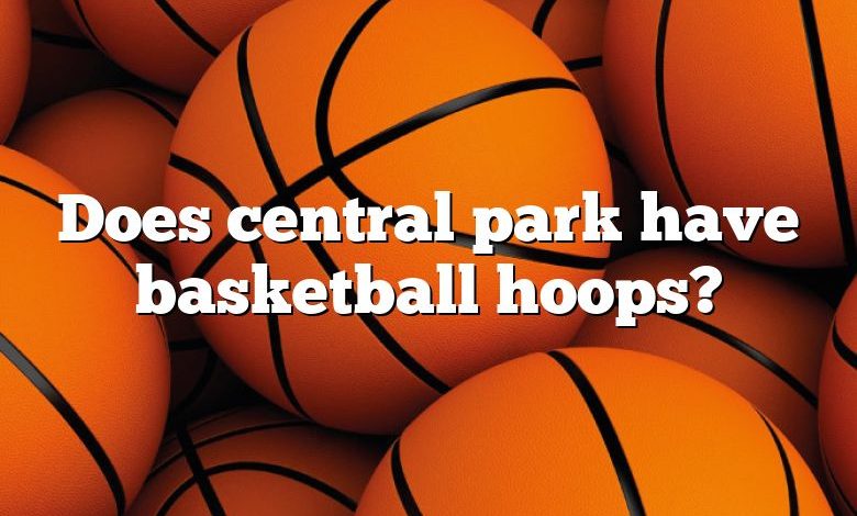 Does central park have basketball hoops?