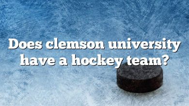 Does clemson university have a hockey team?