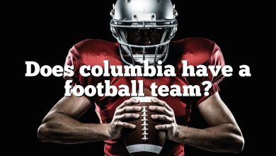 Does columbia have a football team?