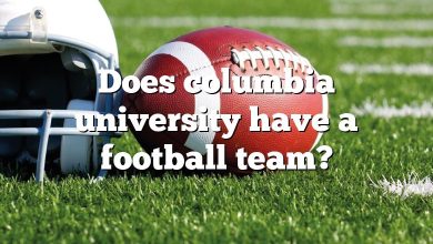 Does columbia university have a football team?