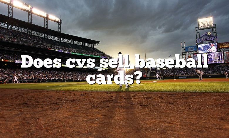 Does cvs sell baseball cards?