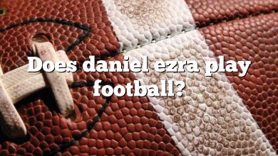 Does daniel ezra play football?