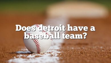 Does detroit have a baseball team?