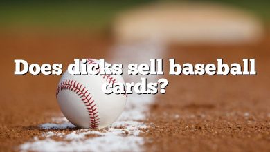 Does dicks sell baseball cards?