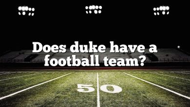 Does duke have a football team?