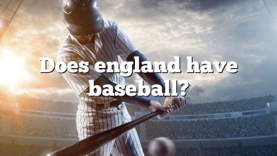 Does england have baseball?