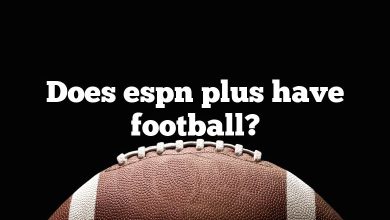 Does espn plus have football?
