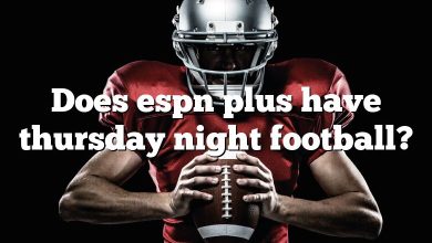 Does espn plus have thursday night football?