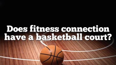 Does fitness connection have a basketball court?