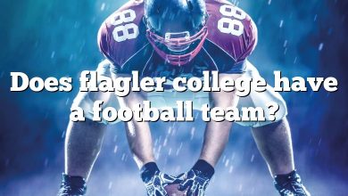 Does flagler college have a football team?