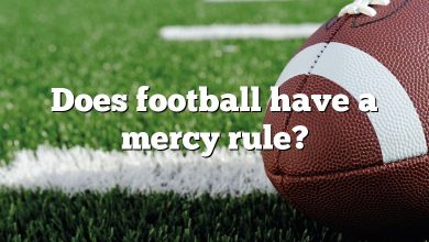 Does football have a mercy rule?