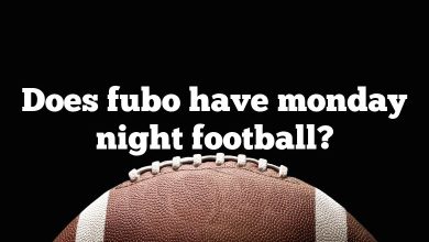 Does fubo have monday night football?
