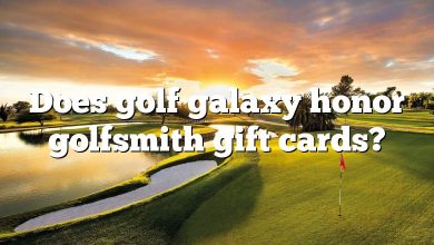 Does golf galaxy honor golfsmith gift cards?