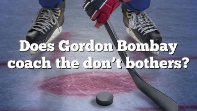 Does Gordon Bombay coach the don’t bothers?