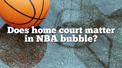 Does home court matter in NBA bubble?
