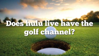 Does hulu live have the golf channel?