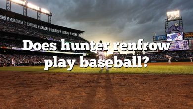 Does hunter renfrow play baseball?