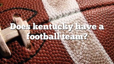 Does kentucky have a football team?