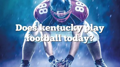 Does kentucky play football today?
