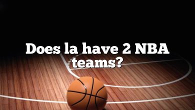 Does la have 2 NBA teams?