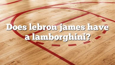 Does lebron james have a lamborghini?