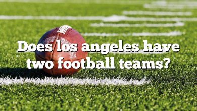 Does los angeles have two football teams?