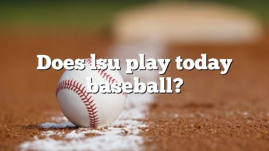 Does lsu play today baseball?