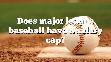 Does major league baseball have a salary cap?