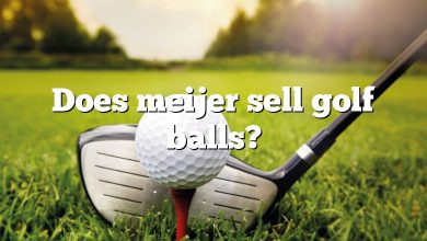 Does meijer sell golf balls?