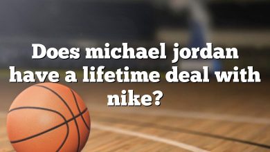 Does michael jordan have a lifetime deal with nike?