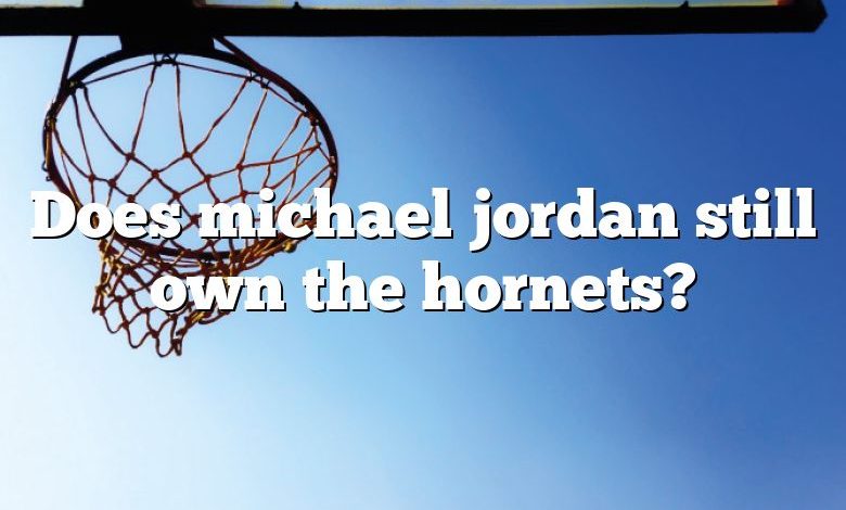 Does michael jordan still own the hornets?