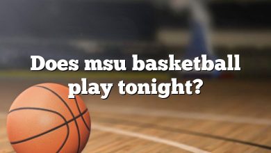 Does msu basketball play tonight?