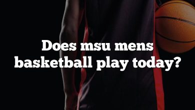 Does msu mens basketball play today?