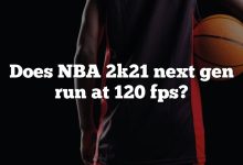 Does NBA 2k21 next gen run at 120 fps?