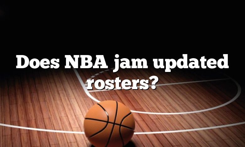 Does NBA jam updated rosters?