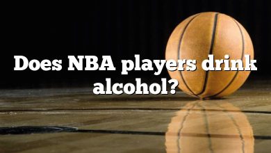 Does NBA players drink alcohol?