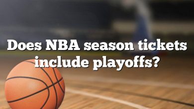 Does NBA season tickets include playoffs?
