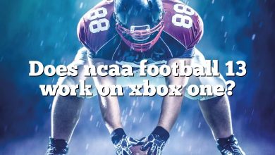 Does ncaa football 13 work on xbox one?