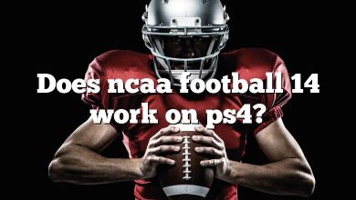 Does ncaa football 14 work on ps4?