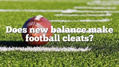 Does new balance make football cleats?