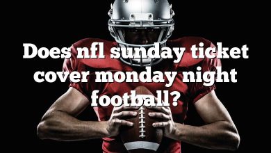 Does nfl sunday ticket cover monday night football?